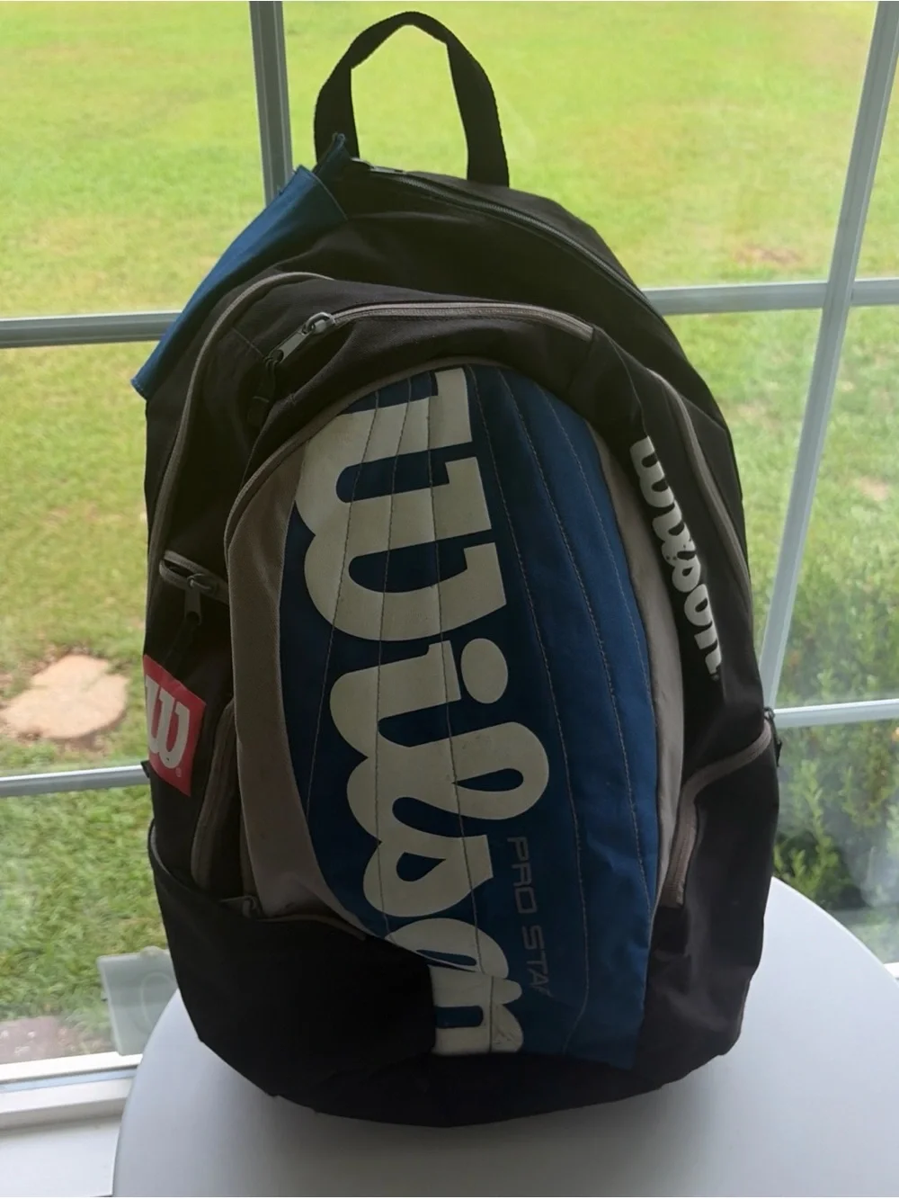 Wilson Black and Blue Men's Athletic Backpack